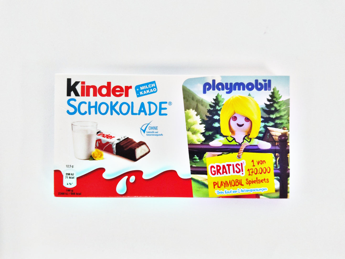 Kinder Schokolade Playmobil Edition, 3.5 oz (100g)