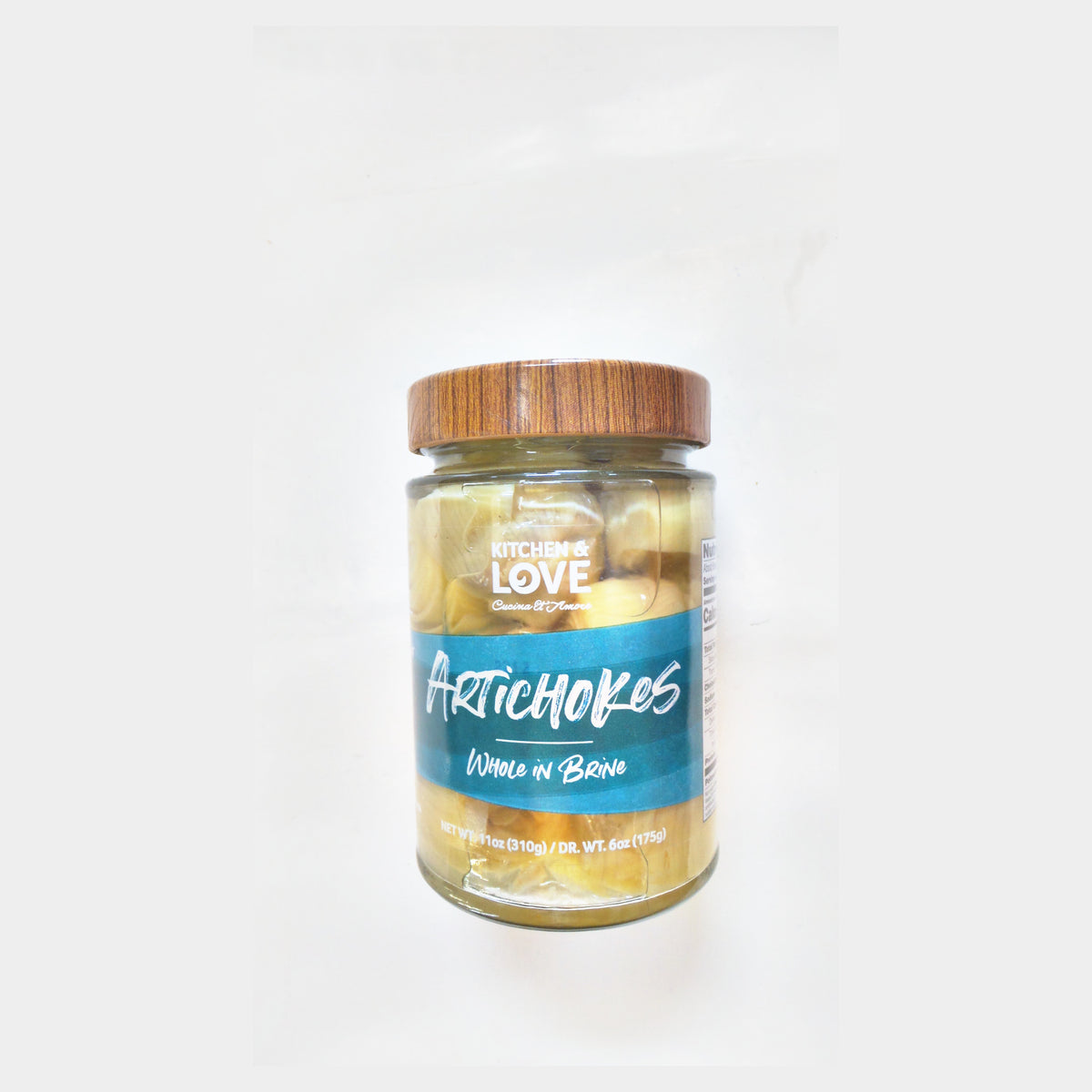 Kitchen & Love Artichokes Whole in Brine, 11 oz (310g)