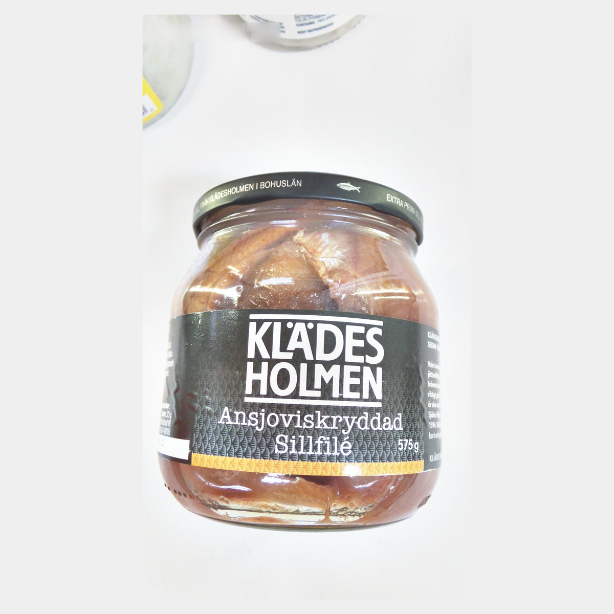 Klädesholmen Ansjoviskryddad Sillfilé Anchovy-Spiced Herring Fillets, 575 g