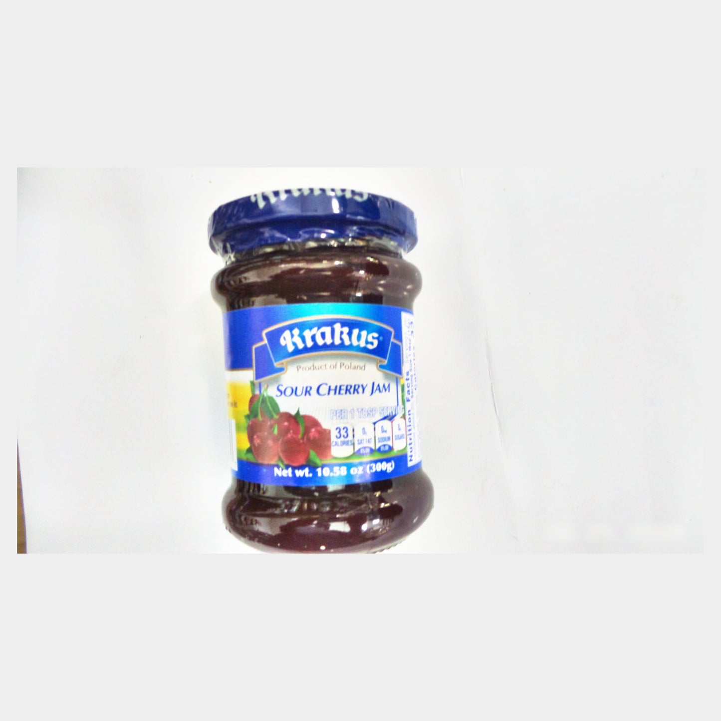 Krakus Sour Cherry Jam, 10.58 oz (300g)