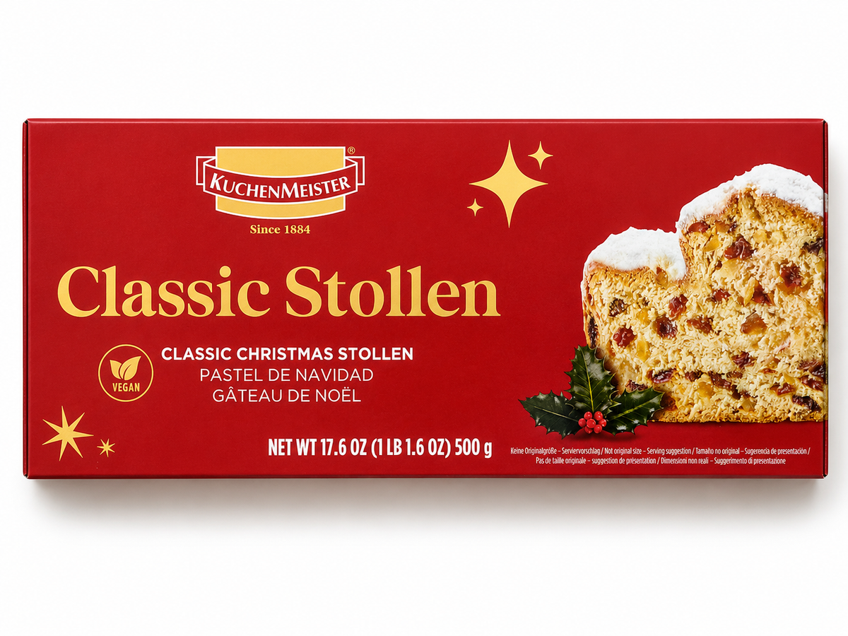 KuchenMeister Classic Christmas Stollen – 500g