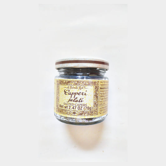 La Favorita Capperi Salati Salted Capers, 2.47 oz (70g)