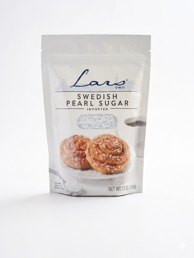 Lars' Own Swedish Pearl Sugar, 10 oz (283g)