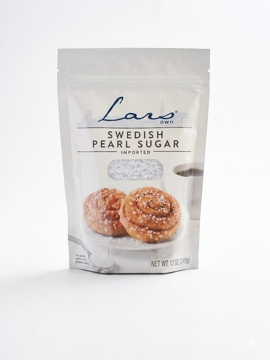 Lars' Own Swedish Pearl Sugar, 10 oz (283g)