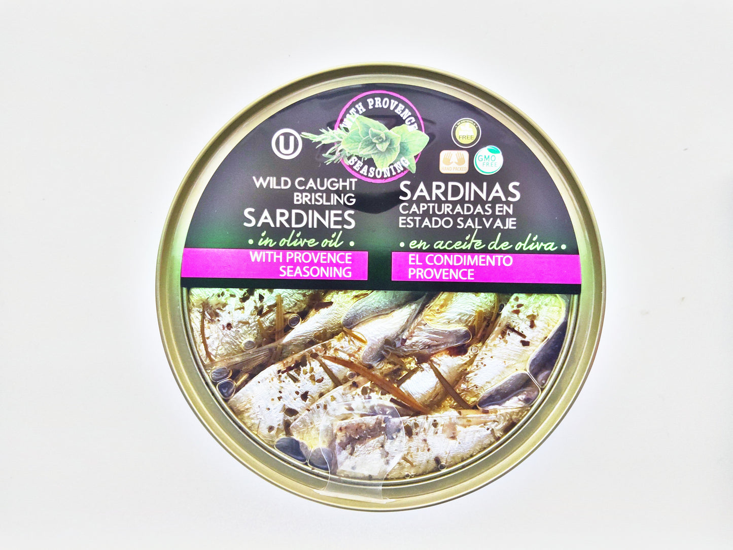 Les Mouettes d'Arvor Sardines Provence Style, 4.37 oz (124g)