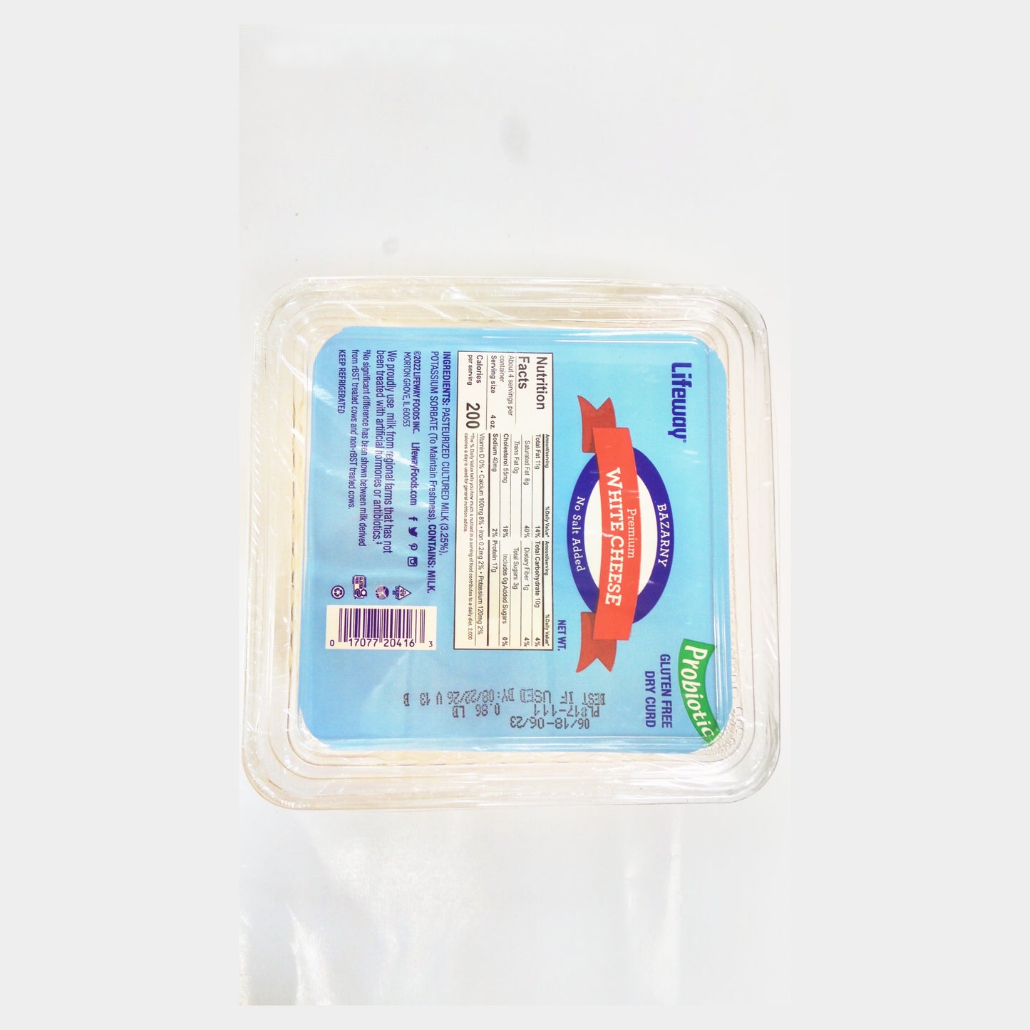Lifeway Bazarny Premium White Cheese, Dry Curd