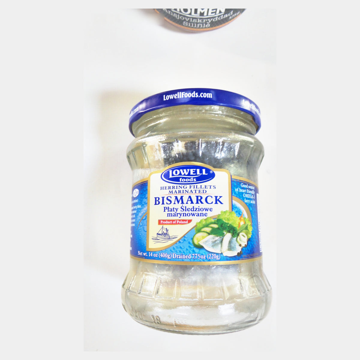 Lowell Foods Bismarck Marinated Herring Fillets, 14 oz (400g)