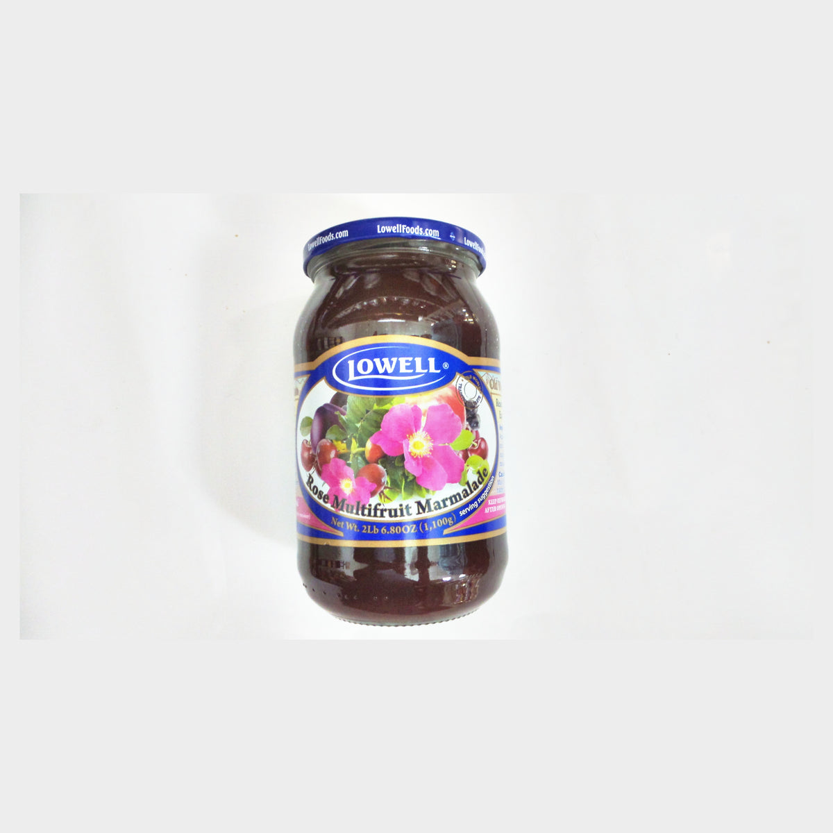 Lowell Rose Multifruit Marmalade, 2 lb 6.8 oz (1,100g)