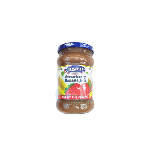 Lowell Strawberry Banana Jam, 11.3 oz (320g)