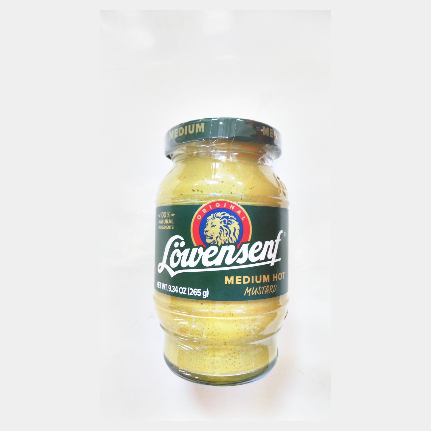 Löwensenf Medium Hot Mustard, 9.34 oz (265g)