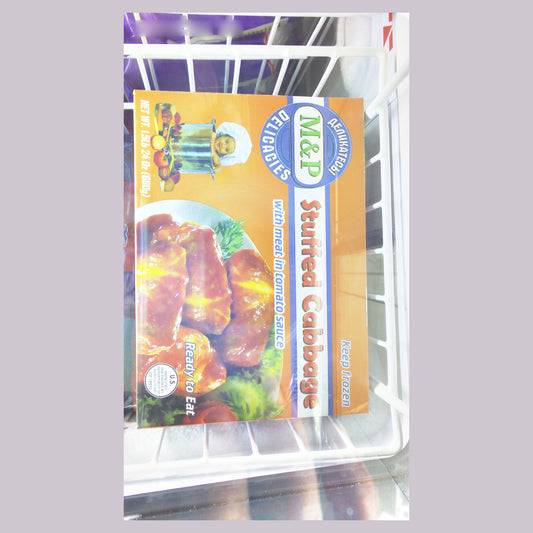 M&P Delicacies Stuffed Cabbage with Meat in Tomato Sauce, 24 oz (680g)