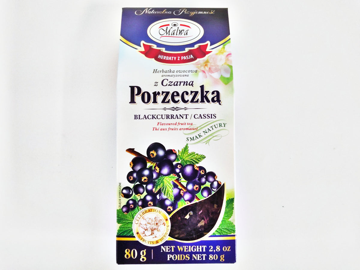 Malwa Blackcurrant Flavoured Fruit Tea, 2.8 oz (80g)