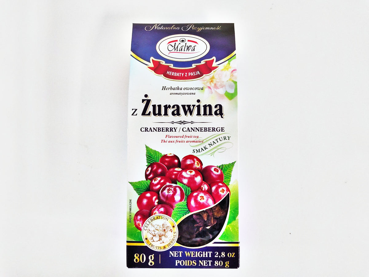 Malwa Cranberry Flavoured Fruit Tea, 2.8 oz (80g)