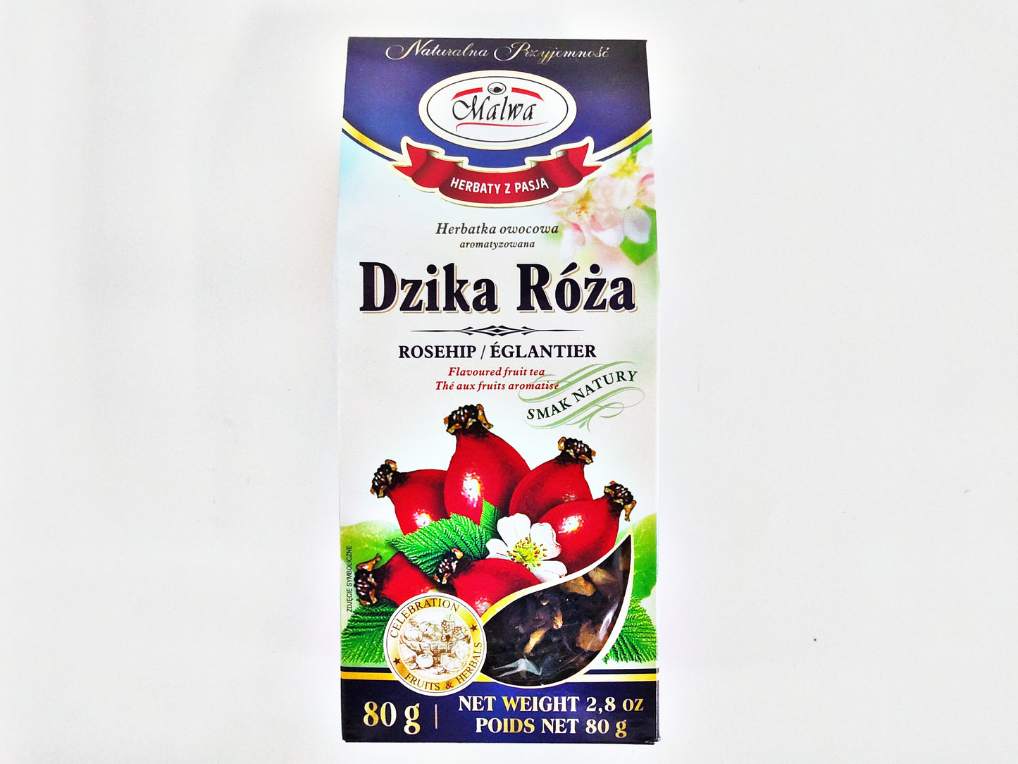 Malwa Rosehip Flavoured Fruit Tea, 2.8 oz (80g)