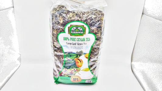Marhunar 100% Pure Ceylon Large Leaf Green Tea, 1.1 lb (500g)