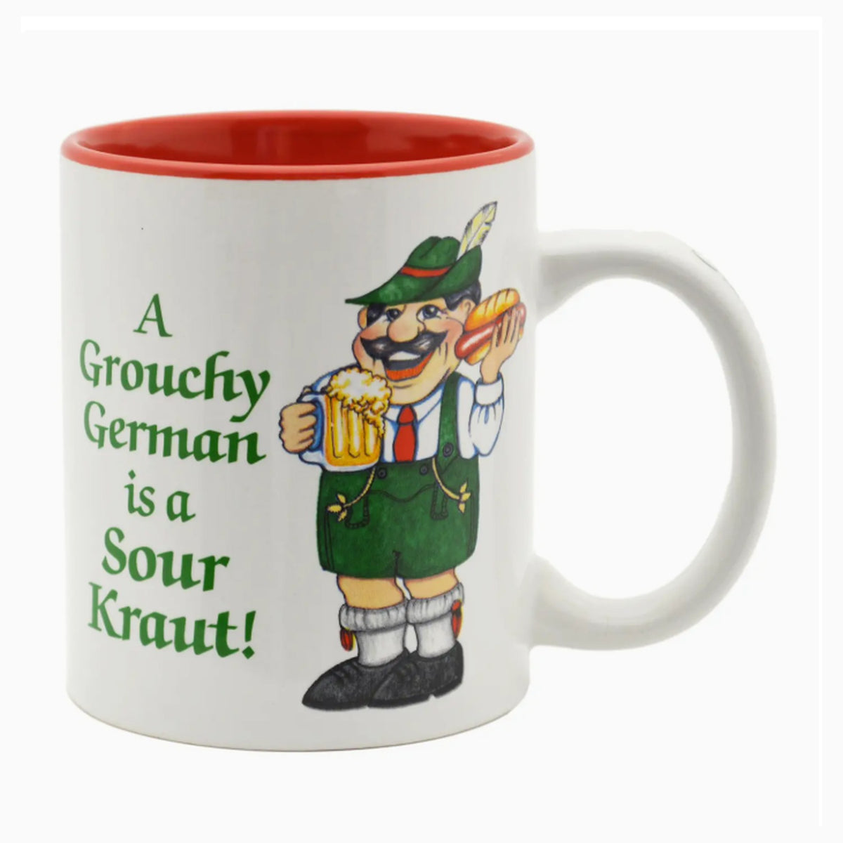 A Grouchy German Is A Sour Kraut — Coffee Mug, 12 oz — mug-grouchy-1
