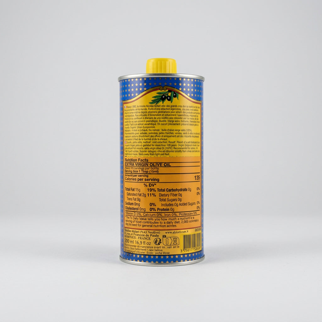 Nicolas Alziari Extra Virgin Olive Oil, 16.9 fl oz (500ml)