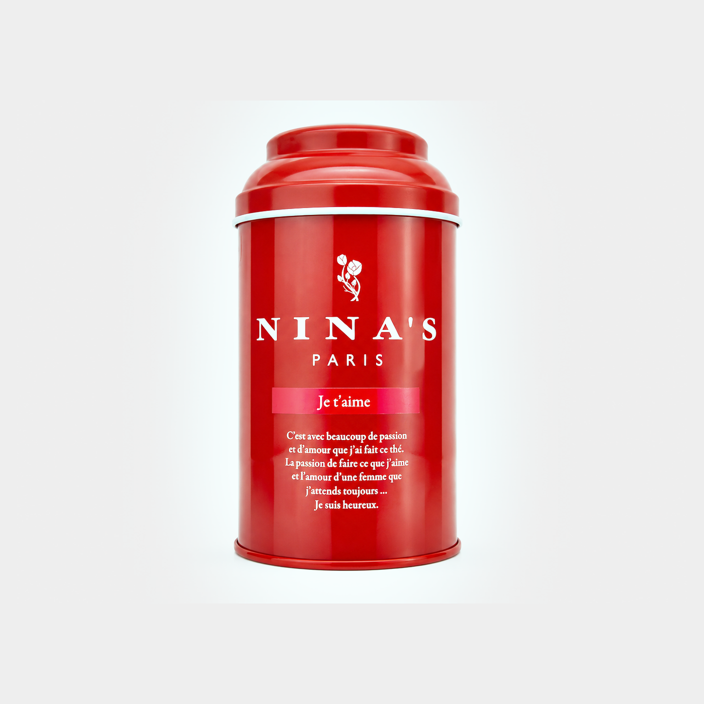 Nina's Paris Je t'aime Flavoured Black Tea, 3.52 oz (100g)