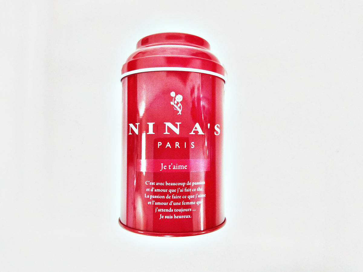 Nina's Paris Je t'aime Flavoured Black Tea, 3.52 oz (100g)