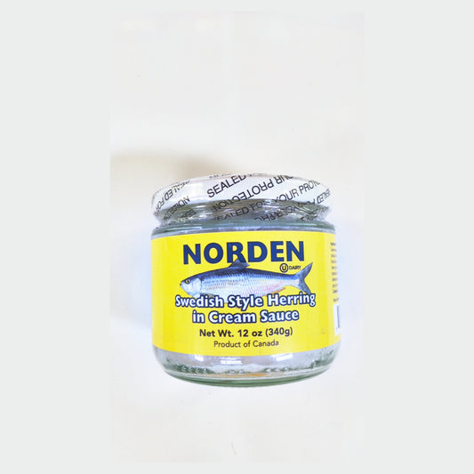 Norden Swedish Style Herring in Cream Sauce, 12 oz (340g)