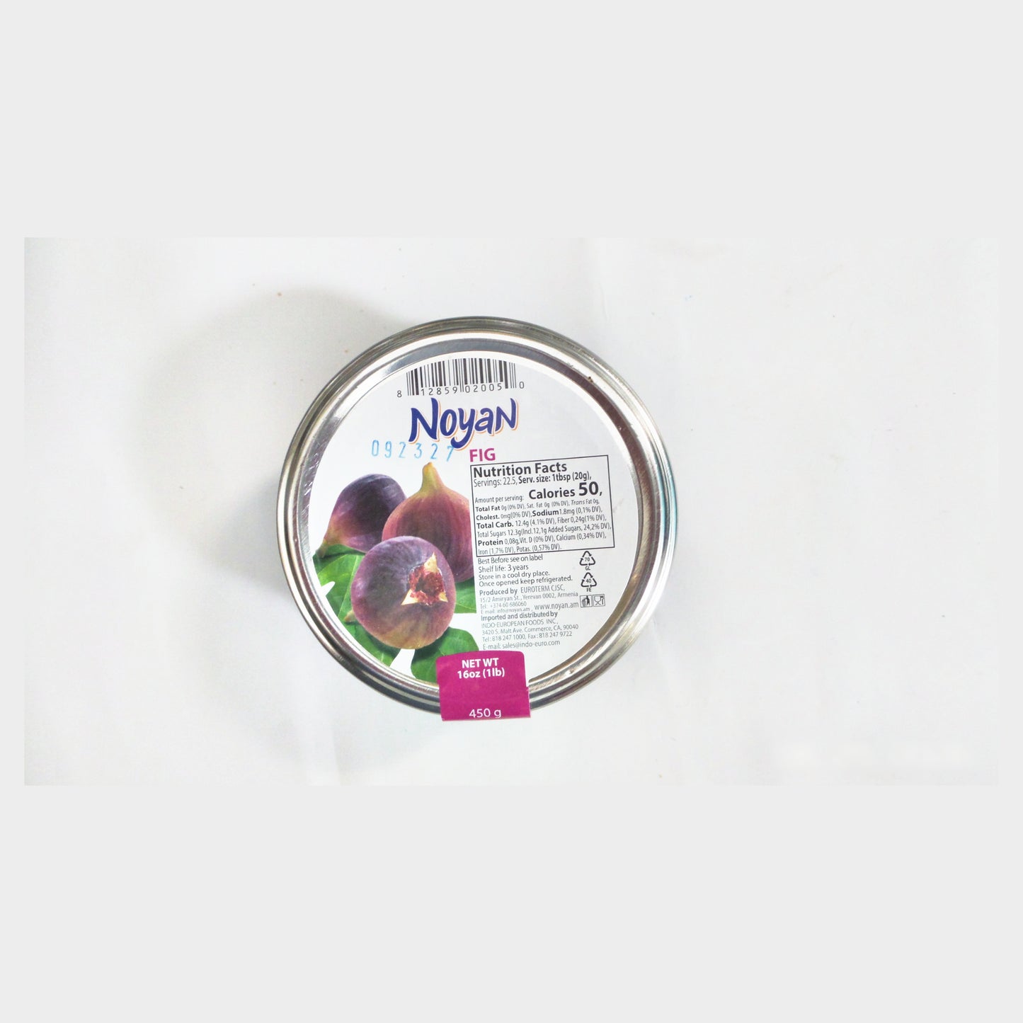 Noyan Fig Preserve, 16 oz (450g)