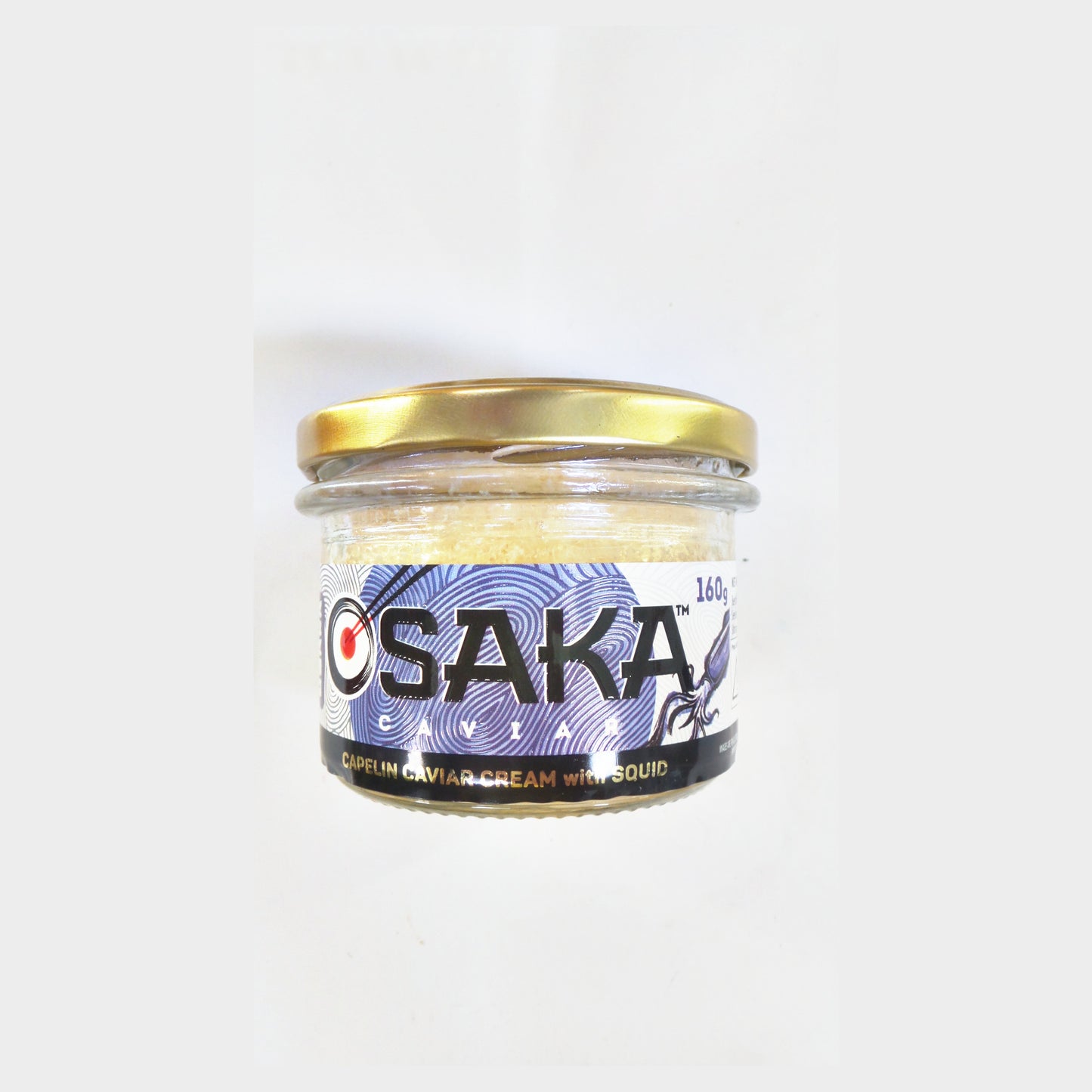 Osaka Capelin Caviar Cream with Squid, 140 g