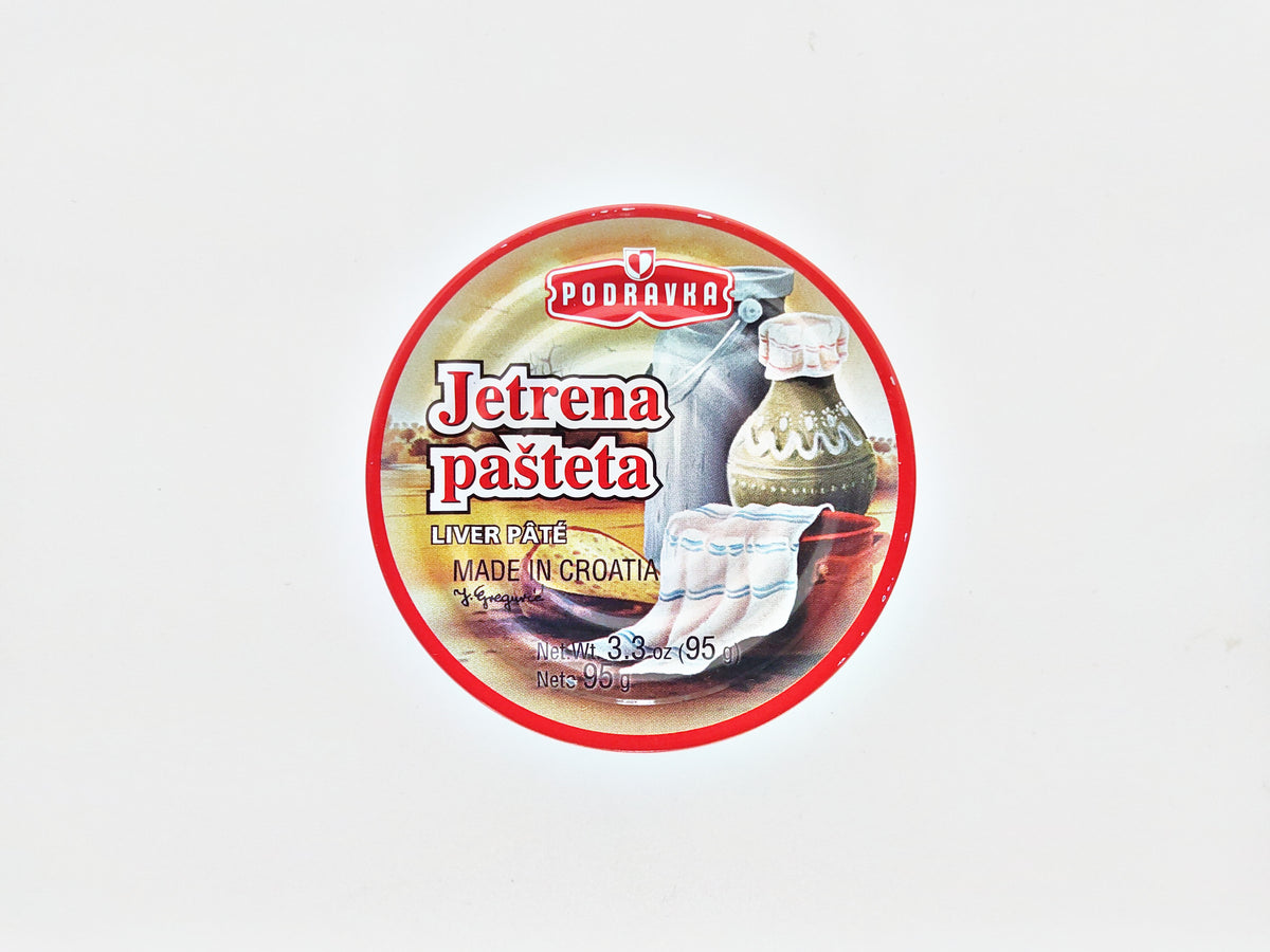 Podravka Liver Pâté (Jetrena Pašteta), 3.17 oz (90g)