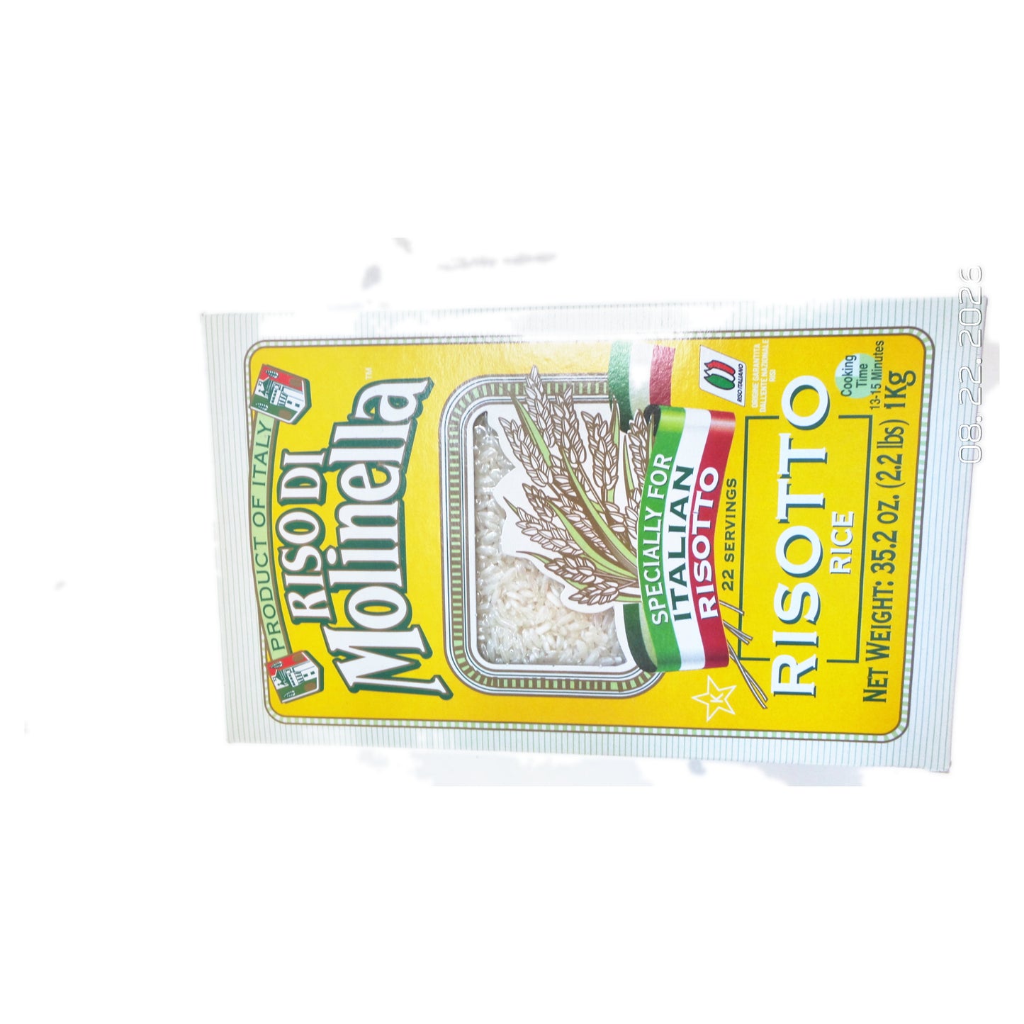 Riso di Molinella Risotto Rice, 2.2 lb (1kg)