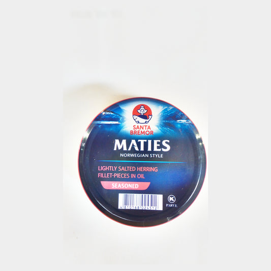Santa Bremor Maties Seasoned Herring Fillet-Pieces in Oil, 9.17 oz (260g)