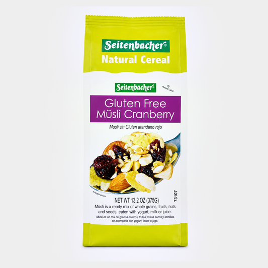 Seitenbacher Gluten Free Musli Cranberry, 13.2 oz (375g)