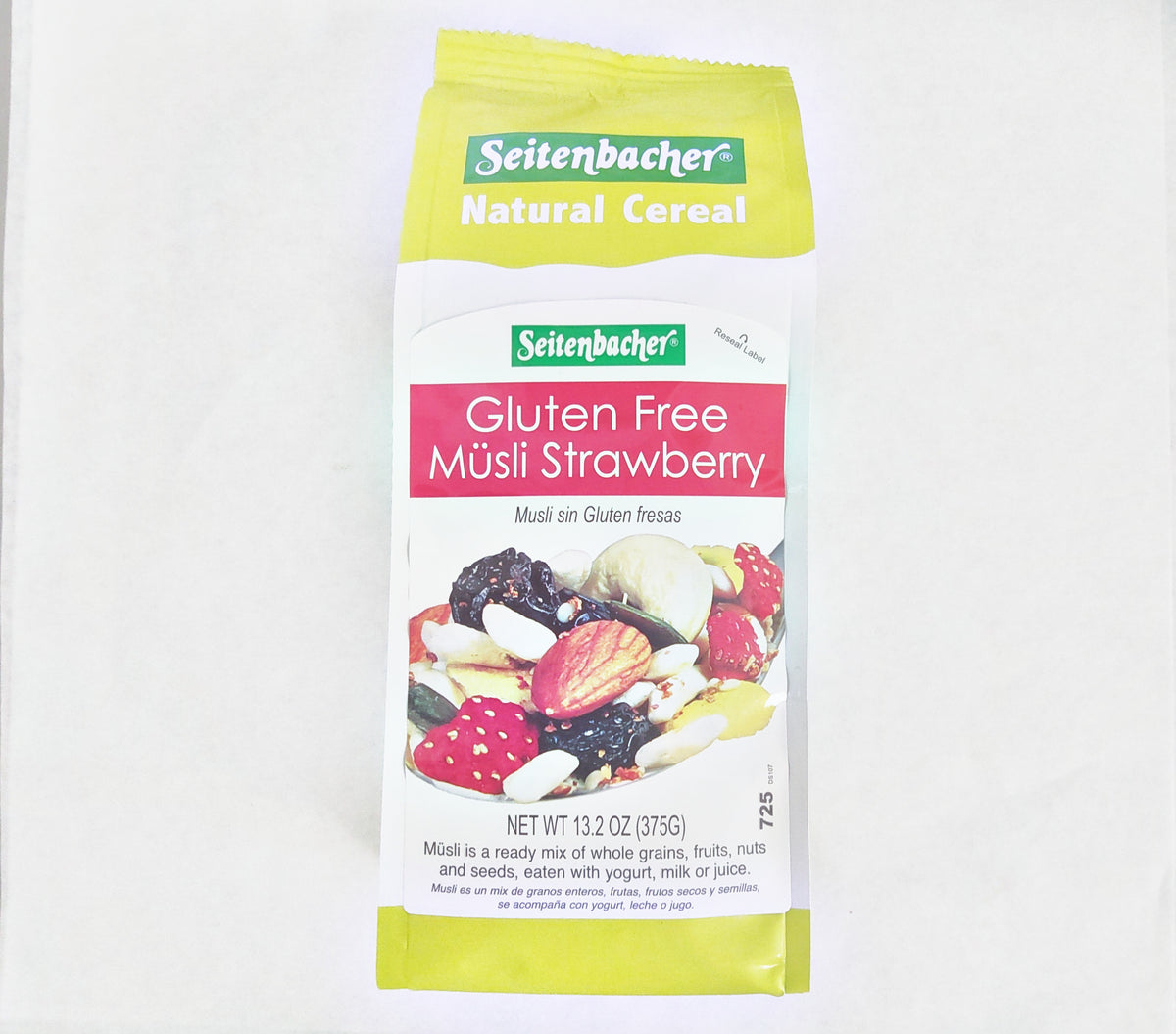 Seitenbacher Gluten Free Musli Strawberry, 13.2 oz (375g)