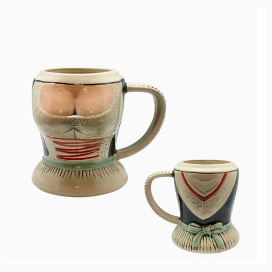 German Dirndl Ceramic Beer Stein, 0.55 L — stein-dirndl-2