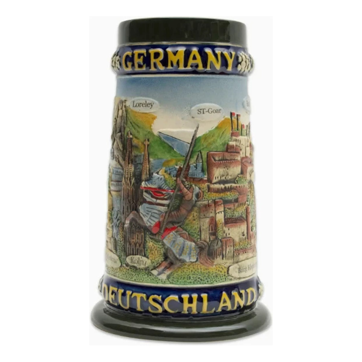 Legends of Germany Collectible Beer Stein, 0.9 L — front