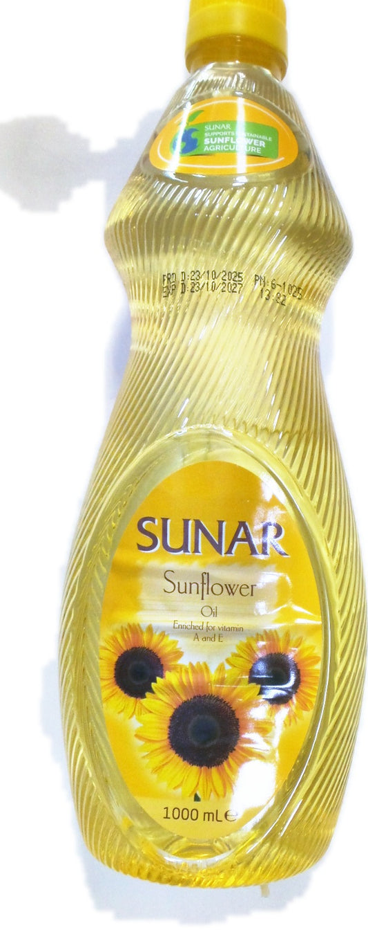 Sunar Sunflower Oil, 1000 mL