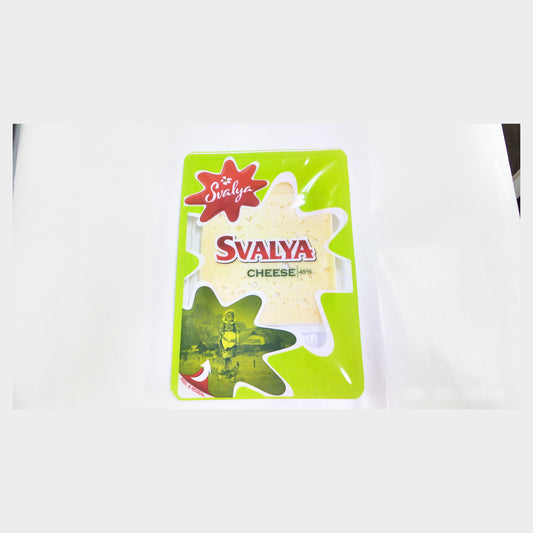 Svalya Cheese Slices 45%, 5.3 oz (150g)