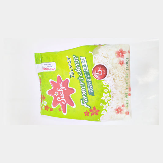 Svalya Farmer's Cheese Tvorog 15% Fat, 13.05 oz (370g)
