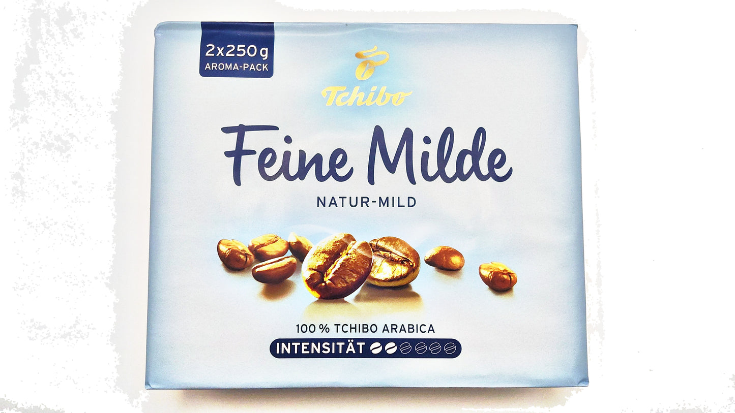 Tchibo Feine Milde Mild Ground Coffee (2×250g)