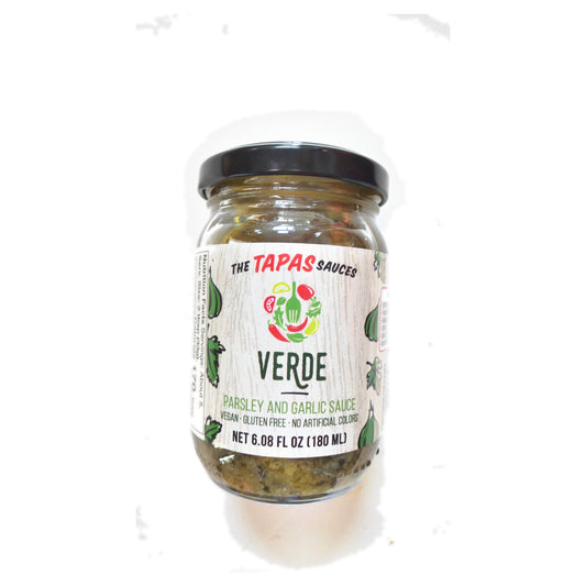 The Tapas Sauces Verde Parsley and Garlic Sauce, 6.08 fl oz (180ml)