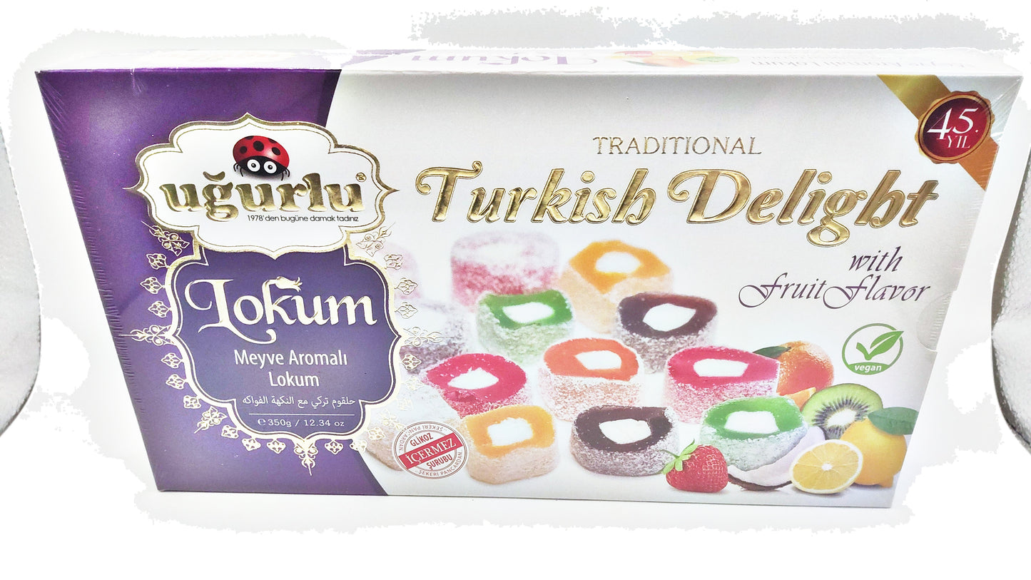 Uğurlu Traditional Turkish Delight – Fruit Flavor – 350g