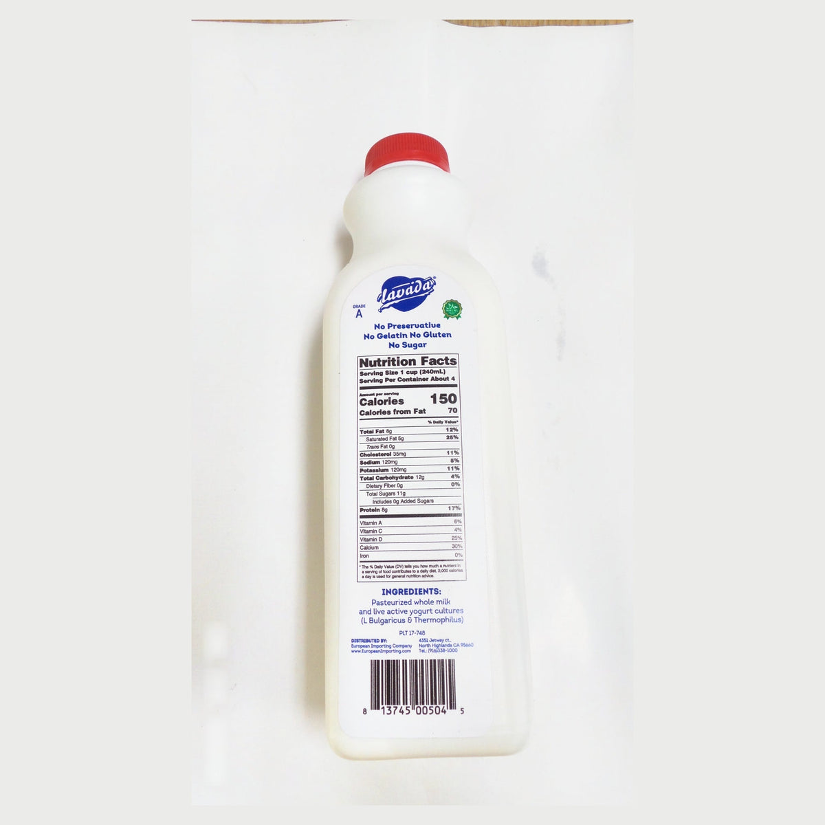 Lavada Drinkable Yogurt, 32 fl oz (946ml)