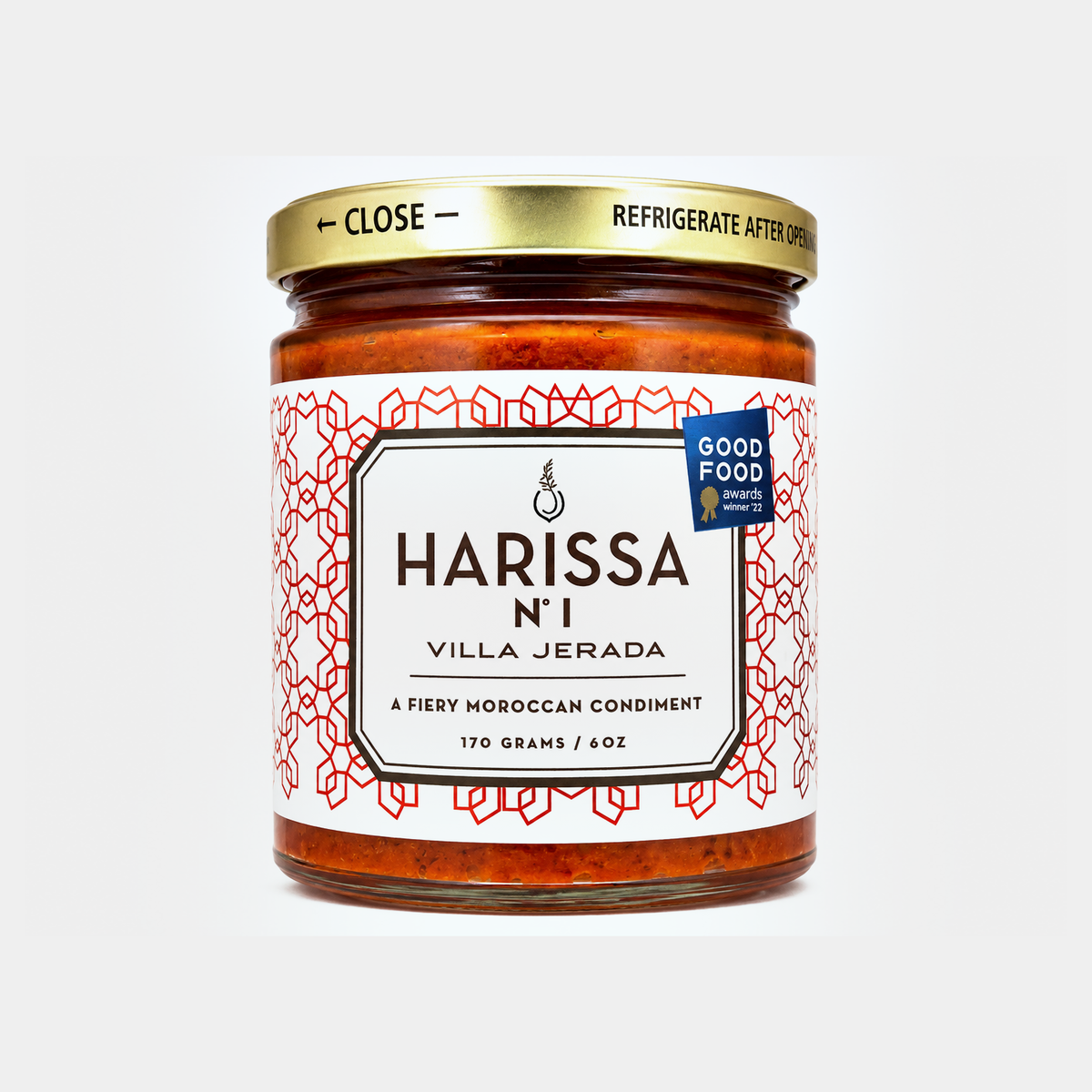 Villa Jerada Harissa N°1, 6 oz (170g)
