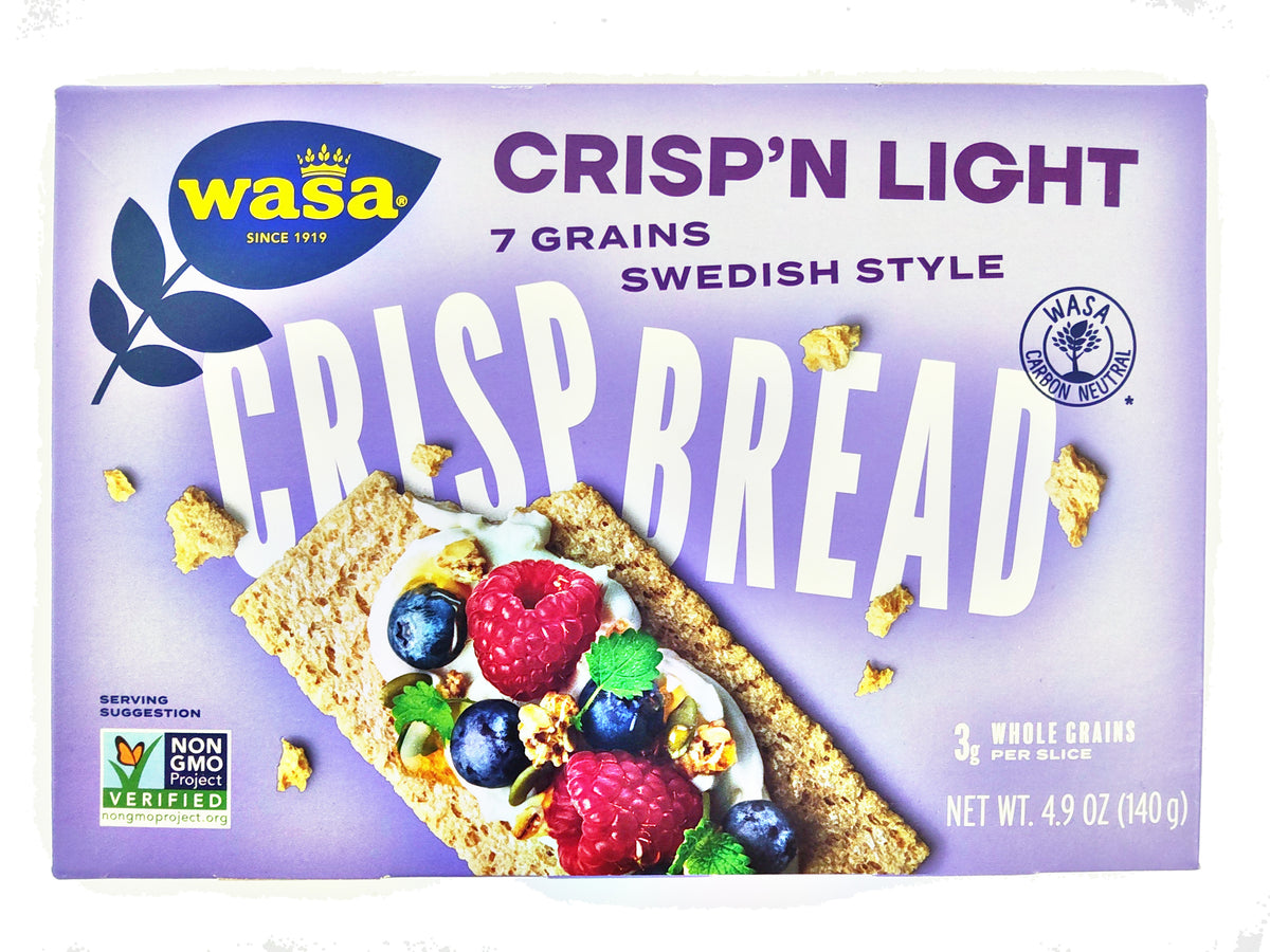 Wasa Crisp'n Light 7 Grains Crispbread, 4.9 oz (140 g)