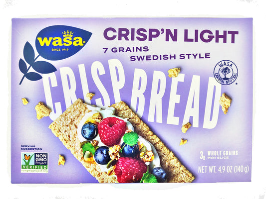 Wasa Crisp'n Light 7 Grains Crispbread, 4.9 oz (140 g)