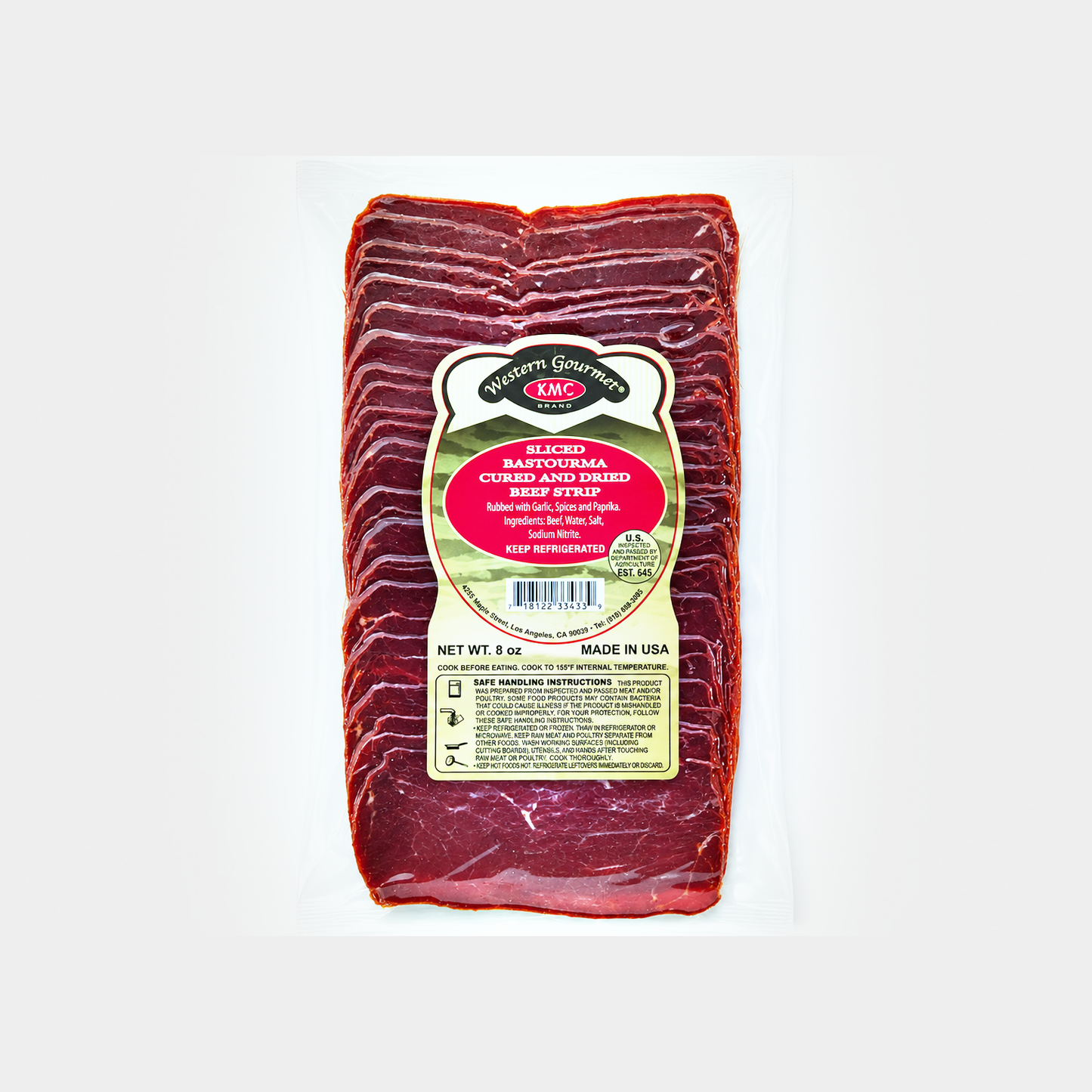Western Gourmet Bastourma, 8 oz