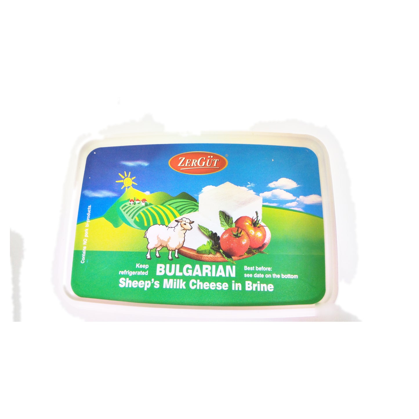 ZerGüt Bulgarian Sheep's Milk Cheese in Brine, 14.1 oz (400g)