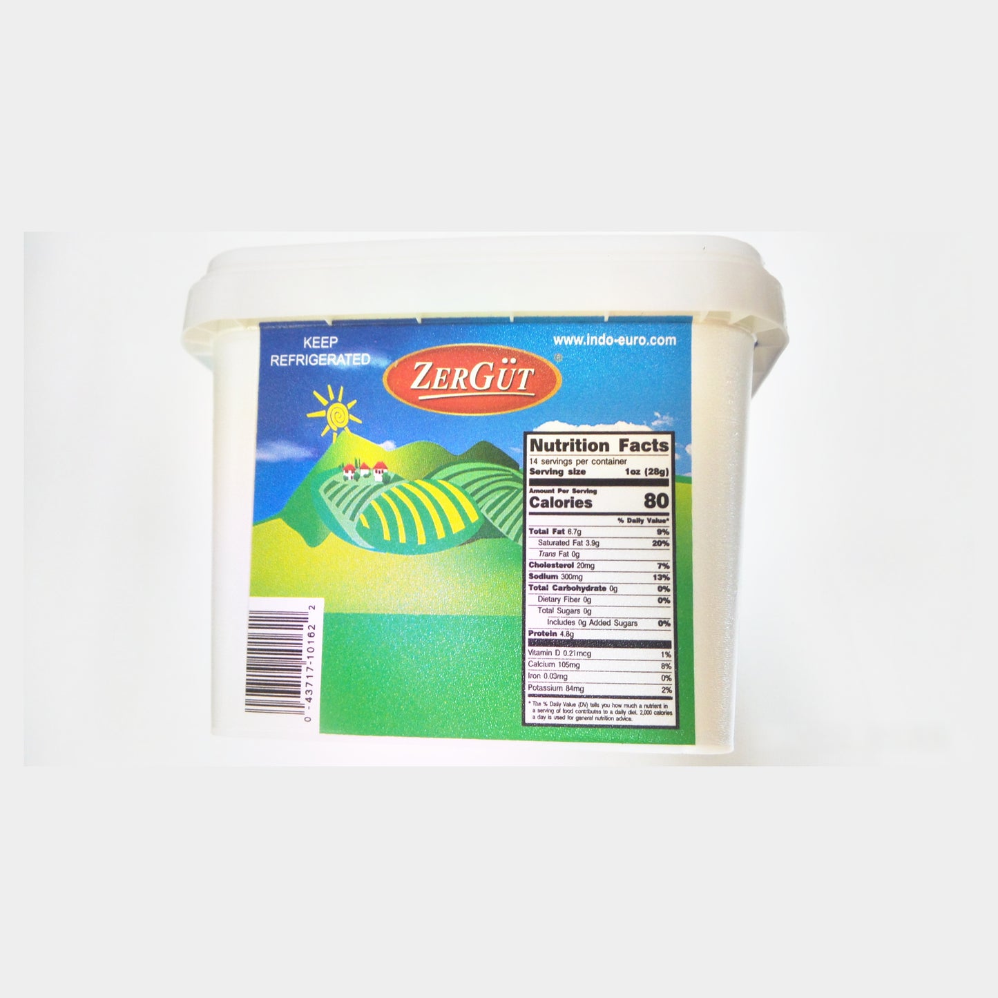 ZerGüt Bulgarian Sheep's Milk White Cheese in Brine, 2 lb (908g)