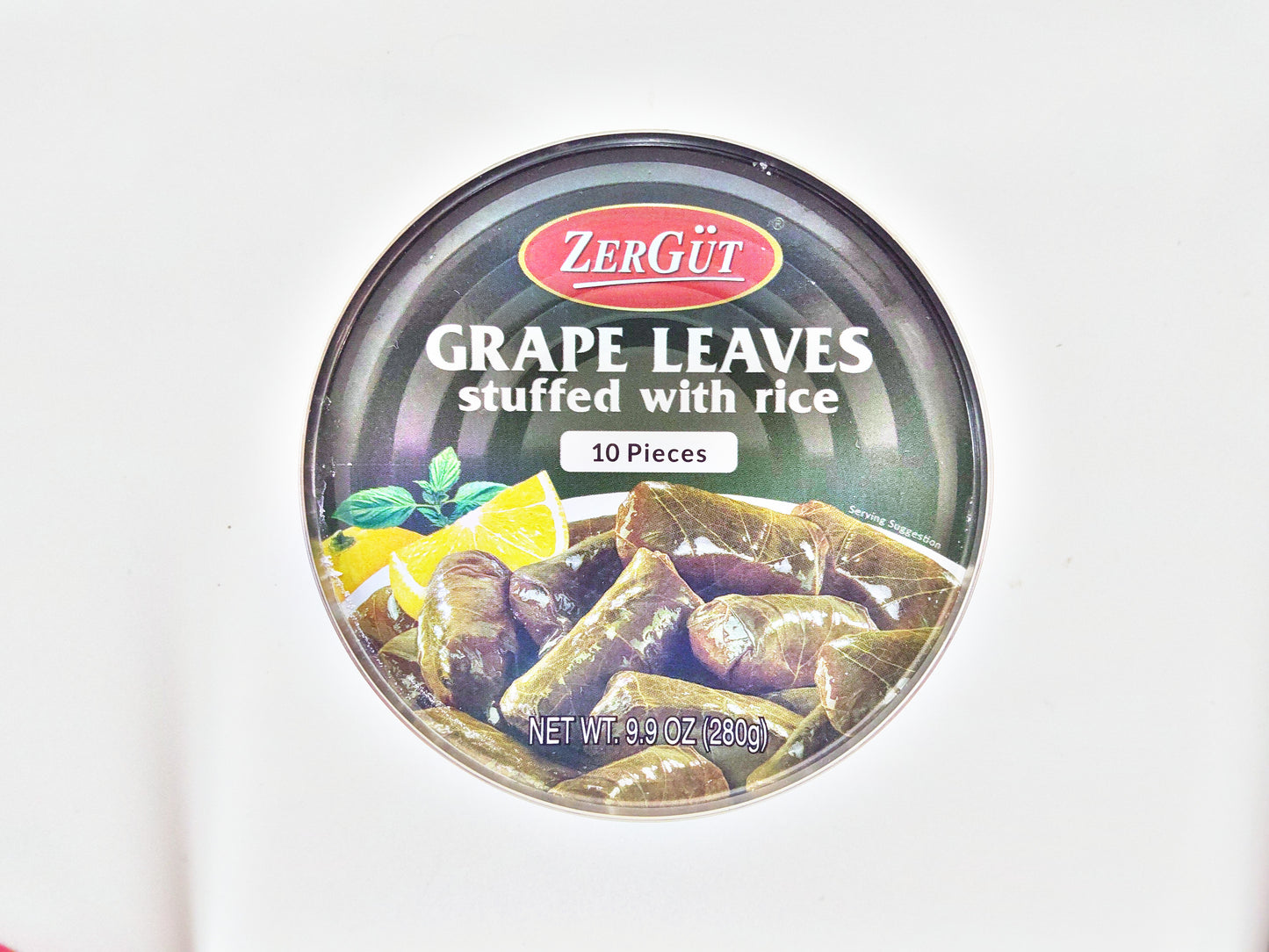 Zergut Grape Leaves Stuffed with Rice, 14.1 oz (400g)
